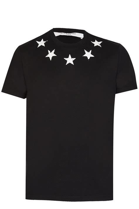 givenchy star shirt 17ss|givenchy signature t shirt.